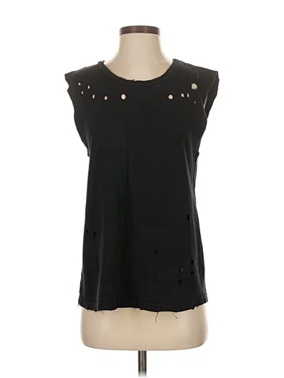 Pre-owned Cotton Candy Sleeveless T-shirt In Black