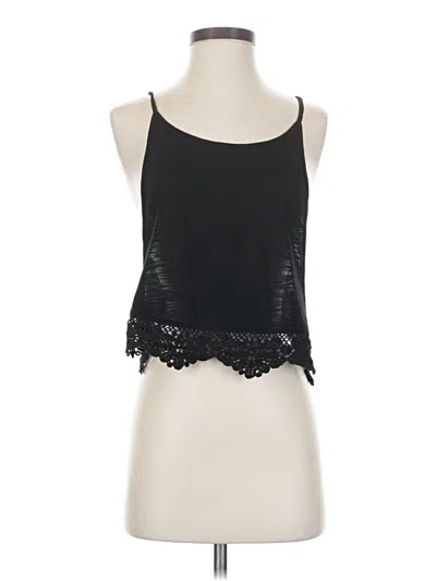 Pre-owned Cotton Candy Sleeveless Top Black Halter Neckline Tops