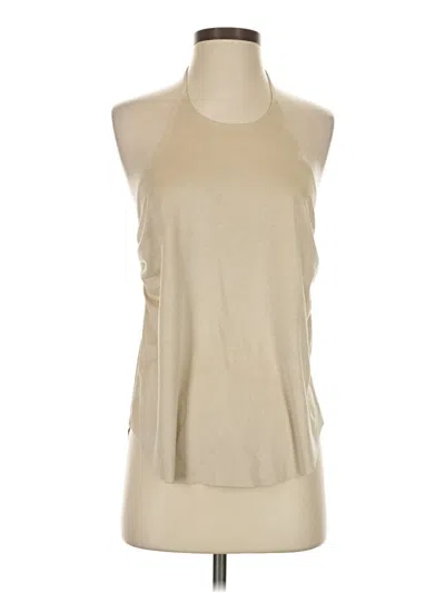Pre-owned Cotton Candy Sleeveless T-shirt In Tan