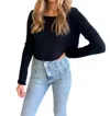 COTTON CANDY SYDNEY SWEATER IN BLACK