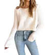 COTTON CANDY SYDNEY SWEATER IN IVORY