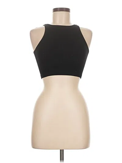 Pre-owned Cotton Candy Tank Top Black Halter Neckline Tops