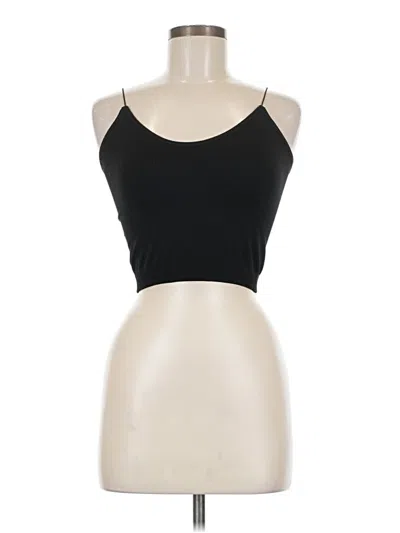 Pre-owned Cotton Candy Tank Top Black Halter Neckline Tops