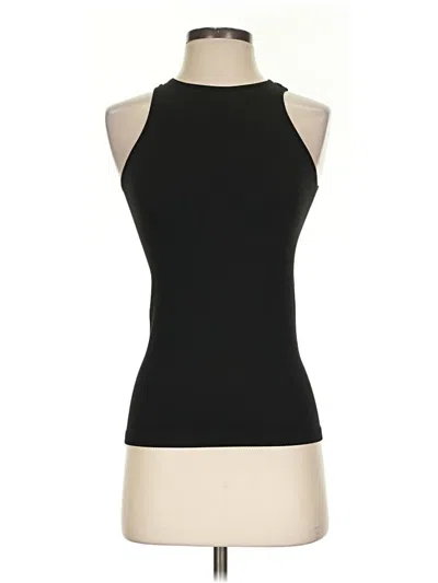 Pre-owned Cotton Candy Tank Top Black Halter Neckline Tops