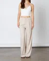 COTTON CANDY THE CAN'T STOP HIGH WAISTED TROUSER IN DUNE