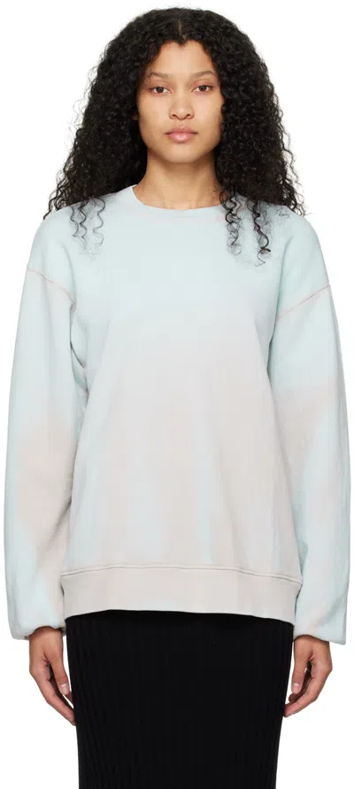 Cotton Citizen Blue Brooklyn Sweatshirt In Fog Cast