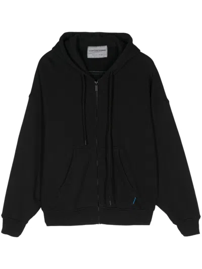 Cotton Citizen Boston Zip-up Hoodie In Black