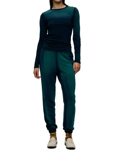 Cotton Citizen Brooklyn Sweatpants In Teal Blue Cast In Multi