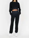Cotton Citizen Brooklyn Sweatpants In Vintage Black In Black