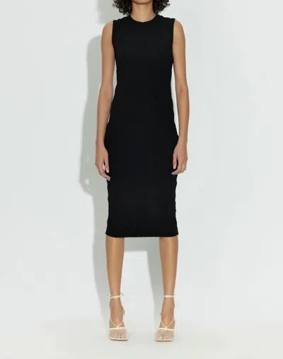 Cotton Citizen Capri Cutout Tank Dress In Black