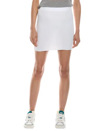 Cotton Citizen Capri Mini Skirt In White