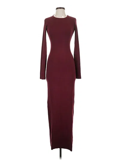 Pre-owned Cotton Citizen Casual Dress In Burgundy