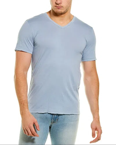 Cotton Citizen Classic V-neck T-shirt In Blue