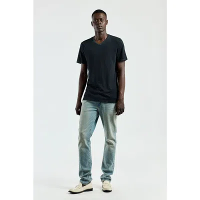 Cotton Citizen Classic V-neck Tee In Vintage Black