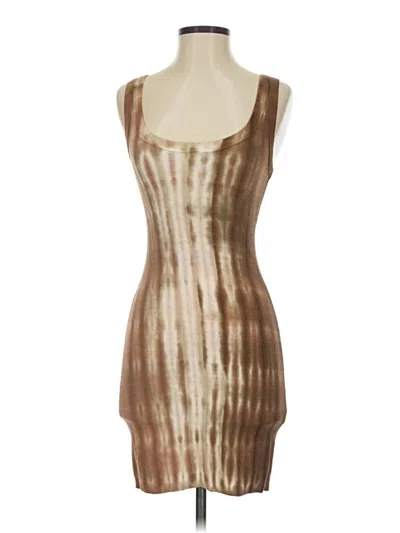 Pre-owned Cotton Citizen Cocktail Dress In Brown