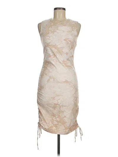 Pre-owned Cotton Citizen Cocktail Dress In Tan