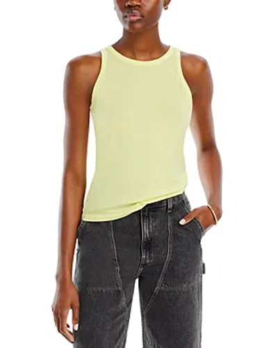 Cotton Citizen Cotton Tank Top In Vintage Lemon