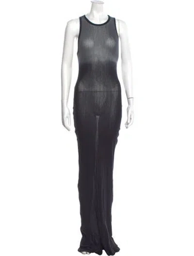 Pre-owned Cotton Citizen Crew Neck Long Dress In Multi