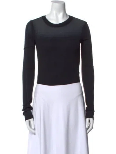 Pre-owned Cotton Citizen Crew Neck Long Sleeve Bodysuit W/ Tags In Black