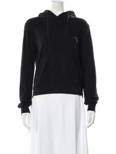 Pre-owned Cotton Citizen Crew Neck Long Sleeve Hoodie In Black