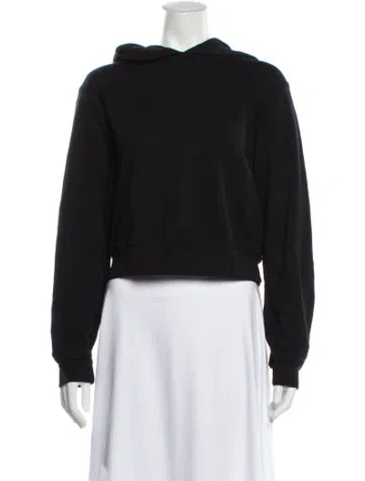 Pre-owned Cotton Citizen Crew Neck Long Sleeve Hoodie In Blue