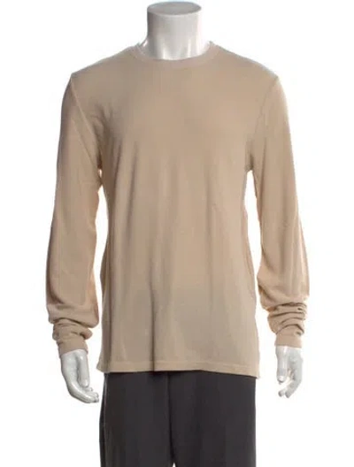 Pre-owned Cotton Citizen Crew Neck Long Sleeve Pullover W/ Tags In Neutral