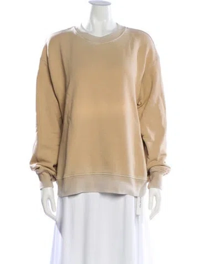 Pre-owned Cotton Citizen Crew Neck Long Sleeve Sweatshirt In Neutral