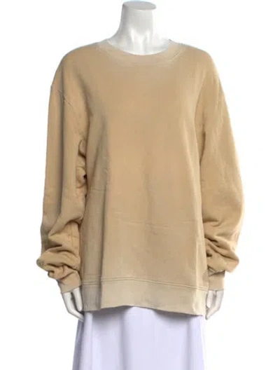 Pre-owned Cotton Citizen Crew Neck Long Sleeve Sweatshirt In Neutral