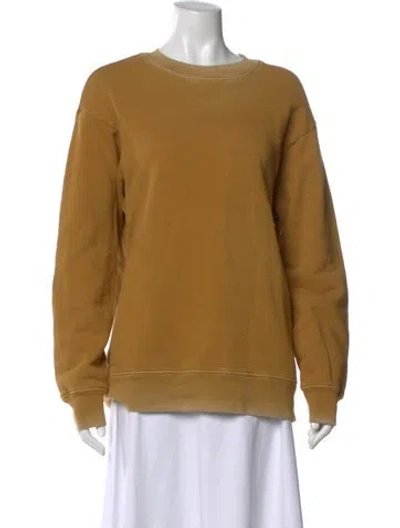 Pre-owned Cotton Citizen Crew Neck Long Sleeve Sweatshirt In Neutral