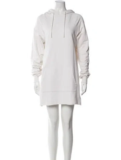 Pre-owned Cotton Citizen Crew Neck Mini Dress In Neutral