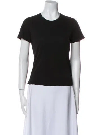 Pre-owned Cotton Citizen Crew Neck Short Sleeve T-shirt In Black