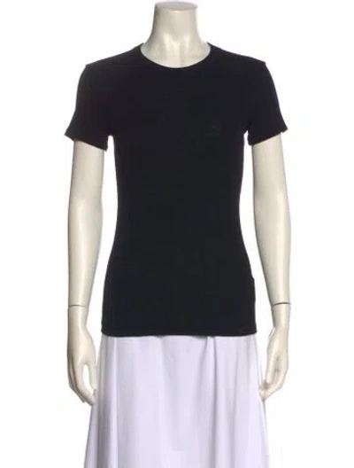 Pre-owned Cotton Citizen Crew Neck Short Sleeve T-shirt In Black