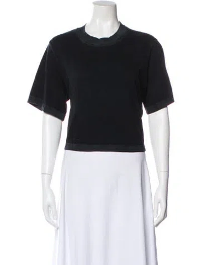 Pre-owned Cotton Citizen Crew Neck Short Sleeve T-shirt In Black