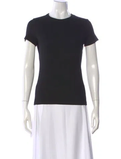 Pre-owned Cotton Citizen Crew Neck Short Sleeve T-shirt In Black