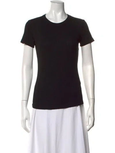 Pre-owned Cotton Citizen Crew Neck Short Sleeve T-shirt In Black