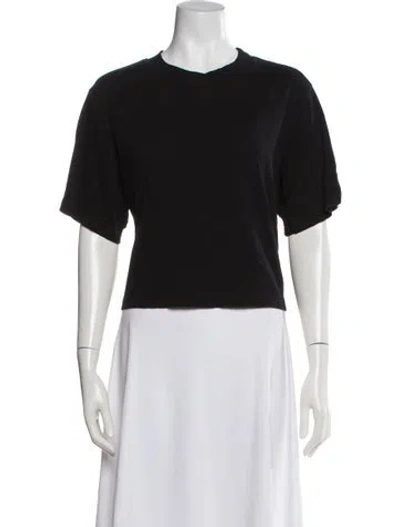Pre-owned Cotton Citizen Crew Neck Short Sleeve T-shirt In Black