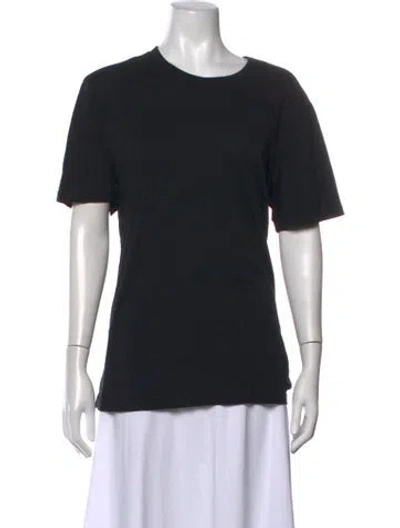 Pre-owned Cotton Citizen Crew Neck Short Sleeve T-shirt In Black