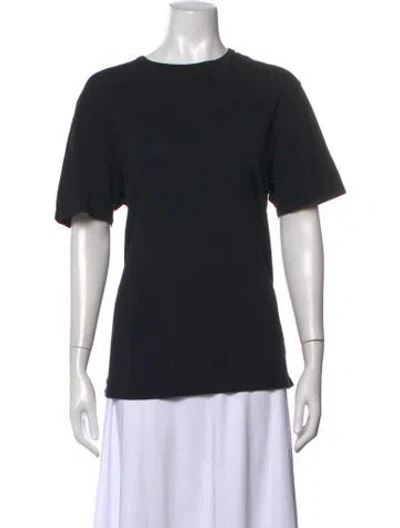Pre-owned Cotton Citizen Crew Neck Short Sleeve T-shirt In Black
