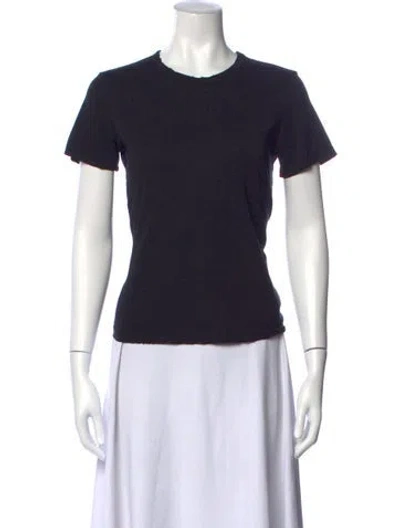 Pre-owned Cotton Citizen Crew Neck Short Sleeve T-shirt In Black