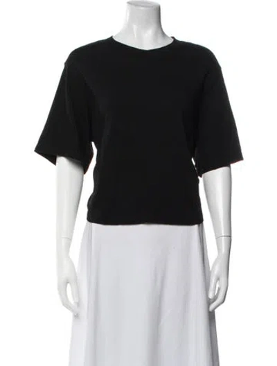 Pre-owned Cotton Citizen Crew Neck Short Sleeve T-shirt In Black