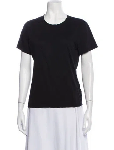 Pre-owned Cotton Citizen Crew Neck Short Sleeve T-shirt In Black