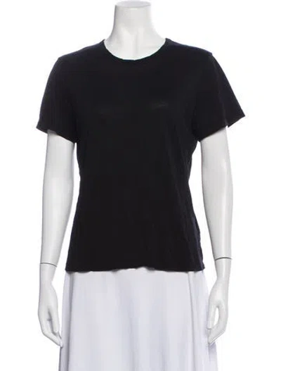 Pre-owned Cotton Citizen Crew Neck Short Sleeve T-shirt In Black