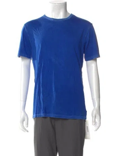 Pre-owned Cotton Citizen Crew Neck Short Sleeve T-shirt In Blue