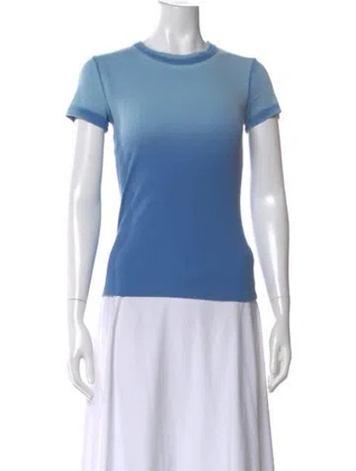 Pre-owned Cotton Citizen Crew Neck Short Sleeve T-shirt In Blue