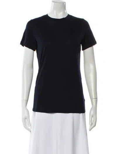 Pre-owned Cotton Citizen Crew Neck Short Sleeve T-shirt In Blue