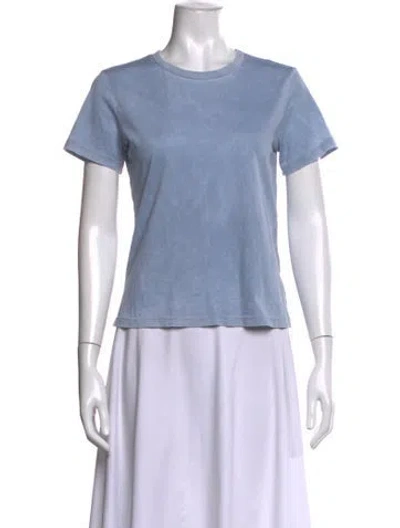 Pre-owned Cotton Citizen Crew Neck Short Sleeve T-shirt In Blue