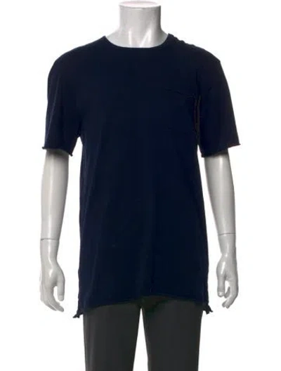 Pre-owned Cotton Citizen Crew Neck Short Sleeve T-shirt In Blue