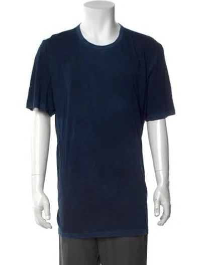 Pre-owned Cotton Citizen Crew Neck Short Sleeve T-shirt In Blue
