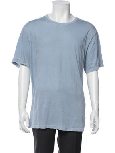 Pre-owned Cotton Citizen Crew Neck Short Sleeve T-shirt In Blue