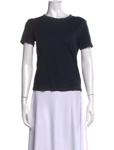 Pre-owned Cotton Citizen Crew Neck Short Sleeve T-shirt In Blue